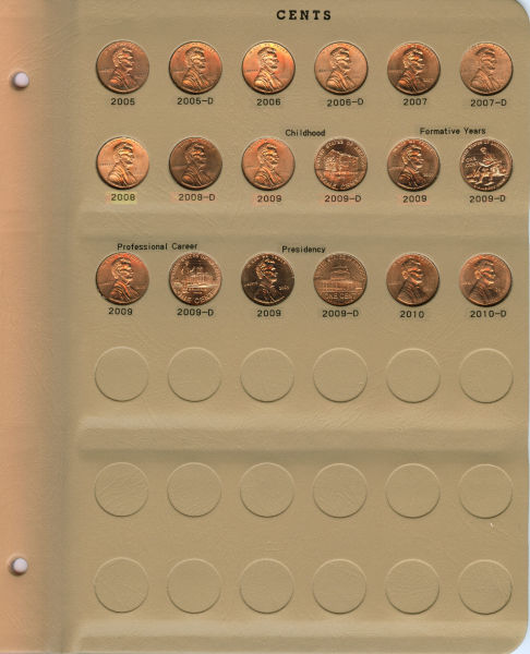 US-Satin-Finish-2005-2010-Coins-In-Dansco-Albums---With-Pix!