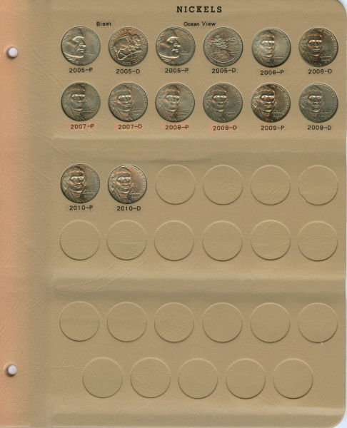 US-Satin-Finish-2005-2010-Coins-In-Dansco-Albums---With-Pix!