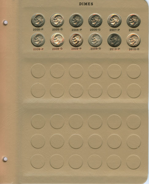 US-Satin-Finish-2005-2010-Coins-In-Dansco-Albums---With-Pix!