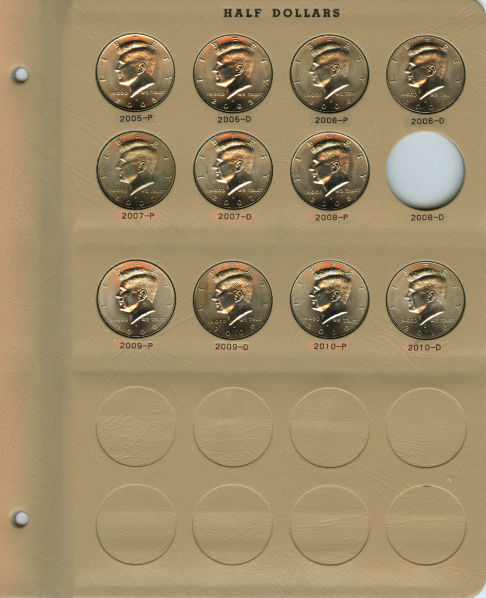 US-Satin-Finish-2005-2010-Coins-In-Dansco-Albums---With-Pix!