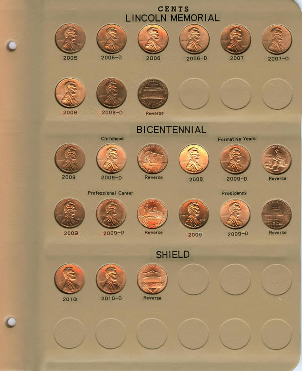 US-Satin-Finish-2005-2010-Coins-In-Dansco-Albums---With-Pix!