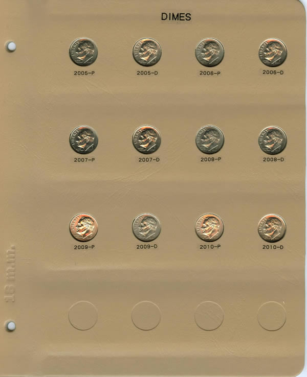 US-Satin-Finish-2005-2010-Coins-In-Dansco-Albums---With-Pix!