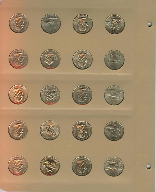 US-Satin-Finish-2005-2010-Coins-In-Dansco-Albums---With-Pix!
