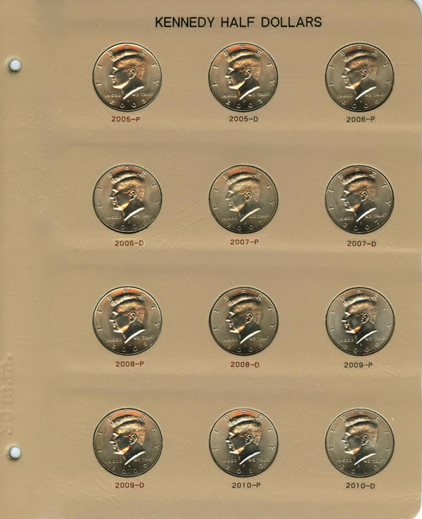 US-Satin-Finish-2005-2010-Coins-In-Dansco-Albums---With-Pix!