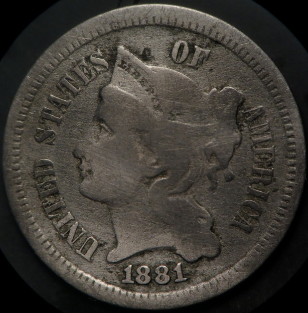 1881-Three-Cent-Nickel-RPD-88/88