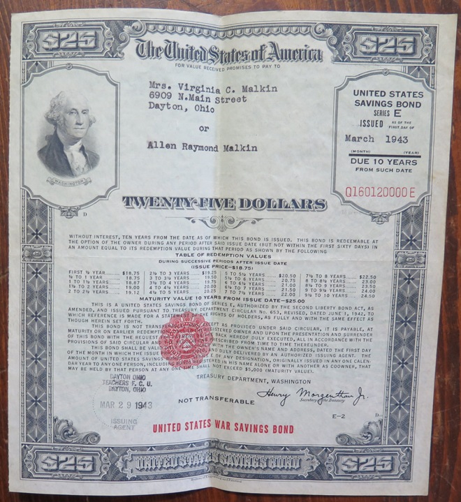 1943-$100-War-Bond---Worth-Keeping?
