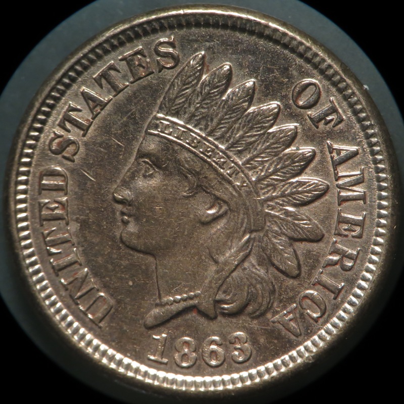 1863-Indian-Head-Cent-For-Grading
