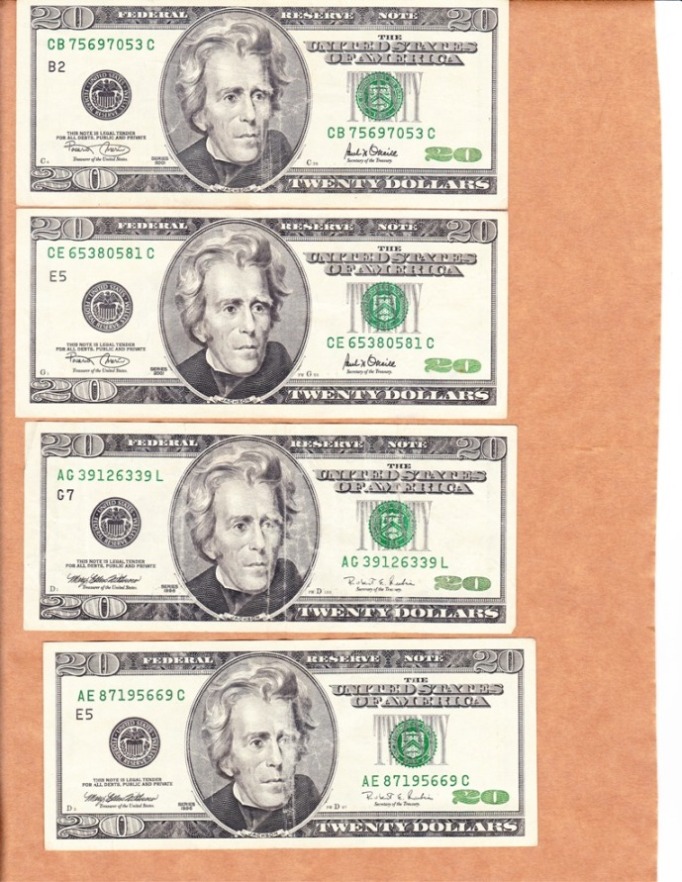 Series-1996-And-2001-$20-Notes---Spenders?
