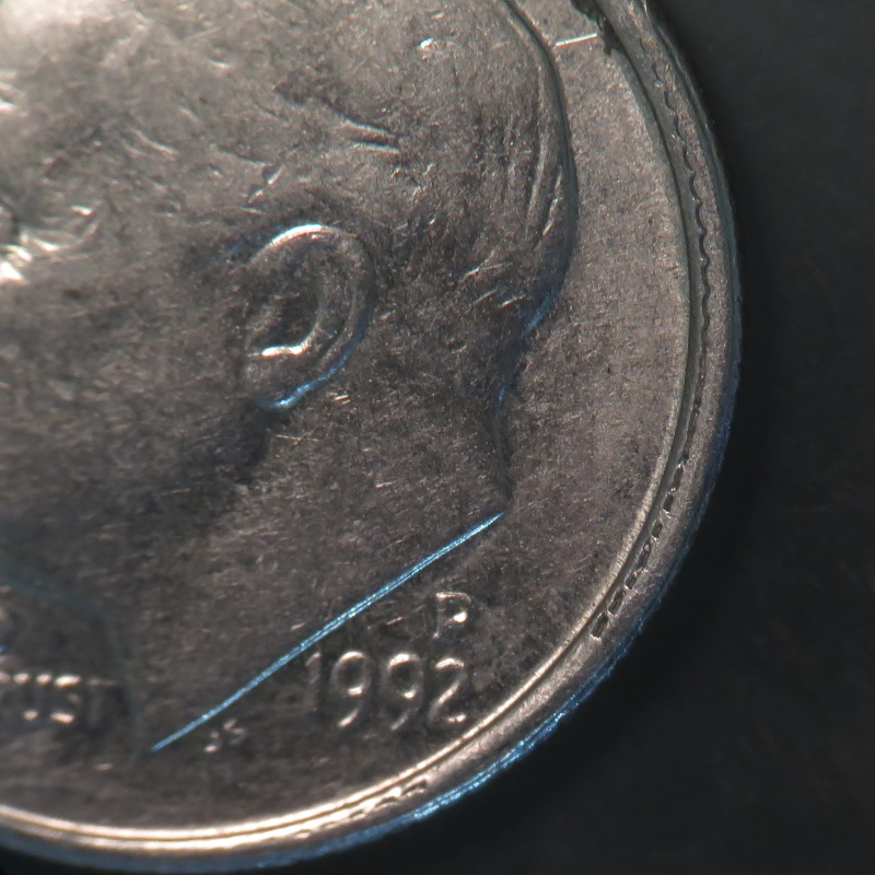 1992-P-Roosevelt-Dime---Strike-Error?