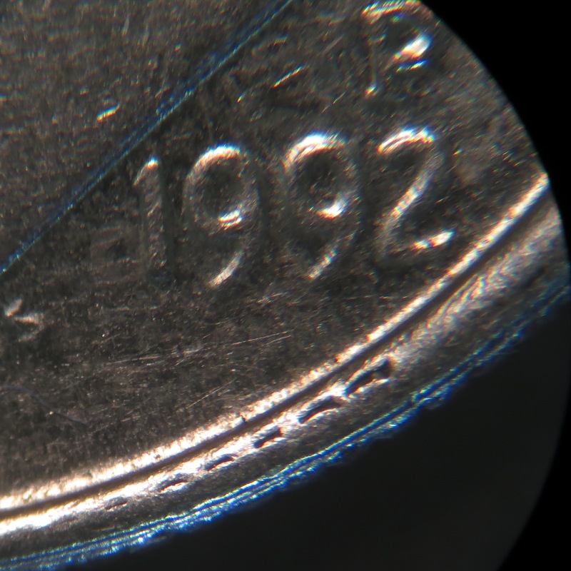 1992-P-Roosevelt-Dime---Strike-Error?