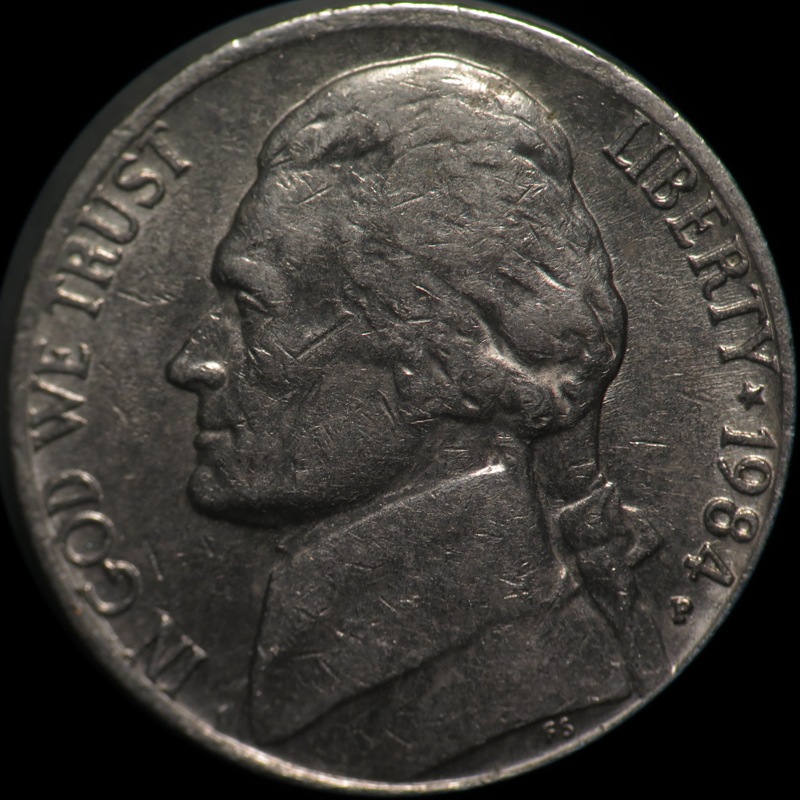 1984-Jefferson-Nickel-Over-Polished-Rvs-Die