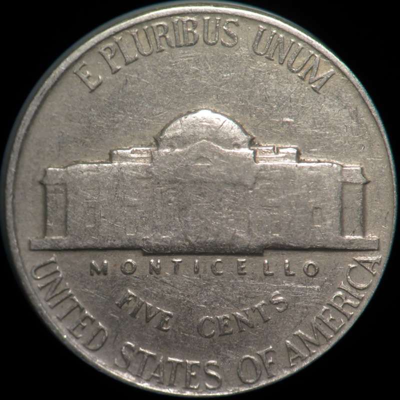 1949-Jefferson-Nickel-OBV-Lamination