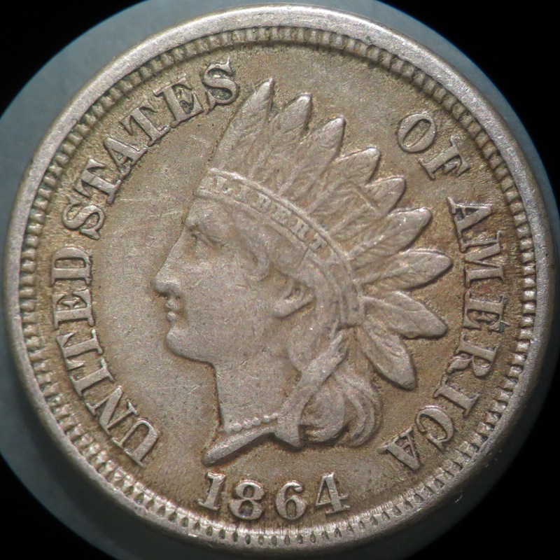 1864-Copper-Nickel-Indian-Head-Cent-For-Grading