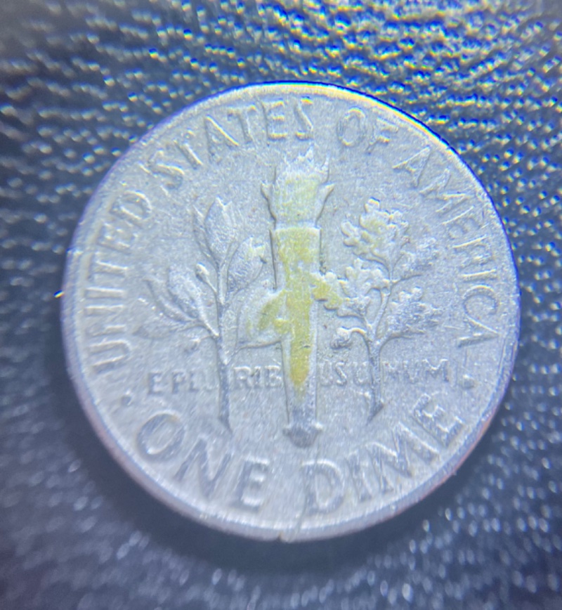 1965-Roosevelt-Dime,-Mint-Mark-Under-The-Date