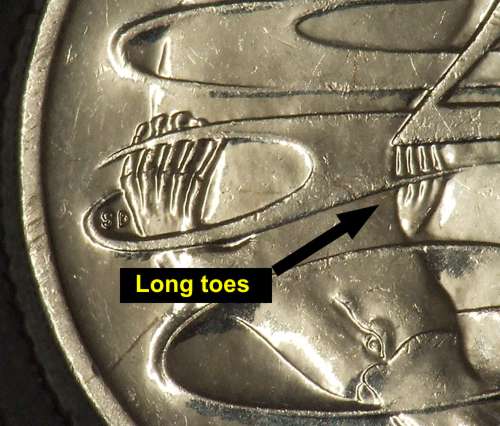 2007-20-Cent-Variety---Short-Toes