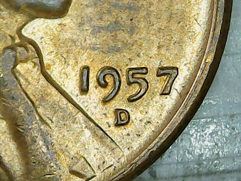 1957-D-Lincoln-Penny,-Possible-DDO,-Machine-Double,-Offset?