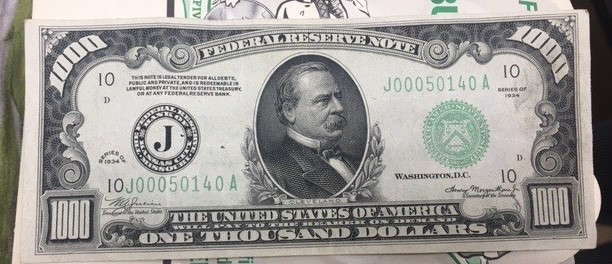Seeking-Information-On-$1,000-Bill