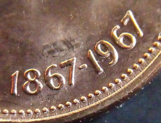 1-Cent-1867-1967