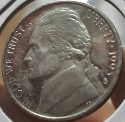 1993-S-Proof-Nickel-Found-In-Korea