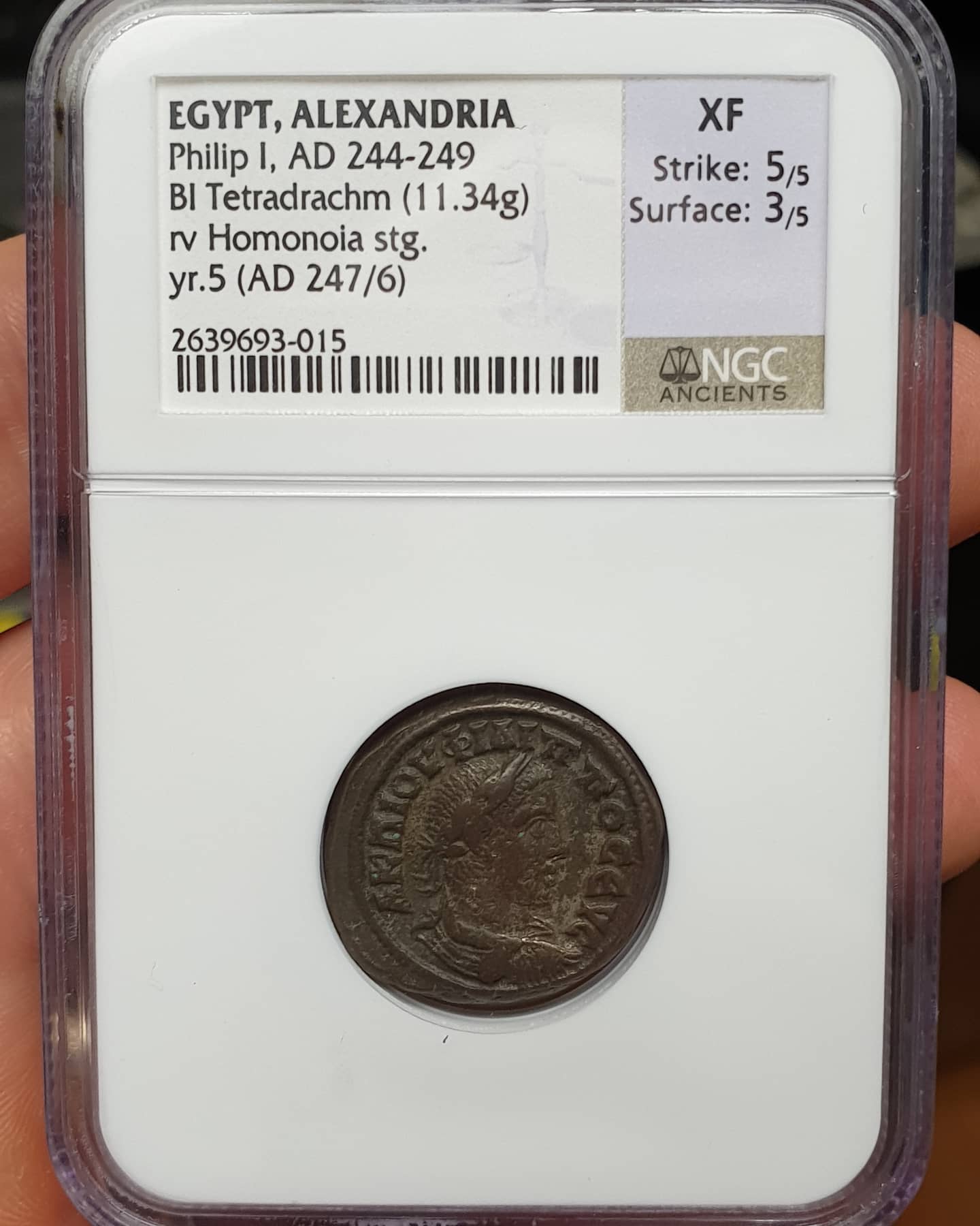 224-249-Ad-Ancient-Egypt-Bl-Tetradrachm-NGC-XF