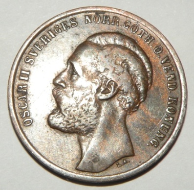 1873-Oscar-II-Sweden-2-Ore