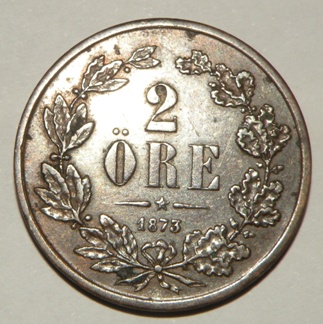1873-Oscar-II-Sweden-2-Ore