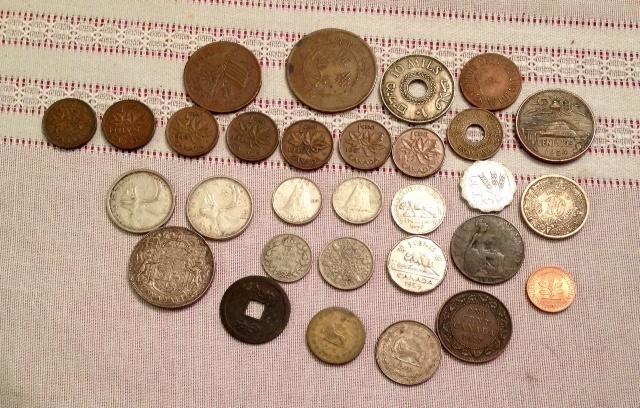 Questions-About-A-Mix-Of-Canadian,-Mexico-And-Other-Coins