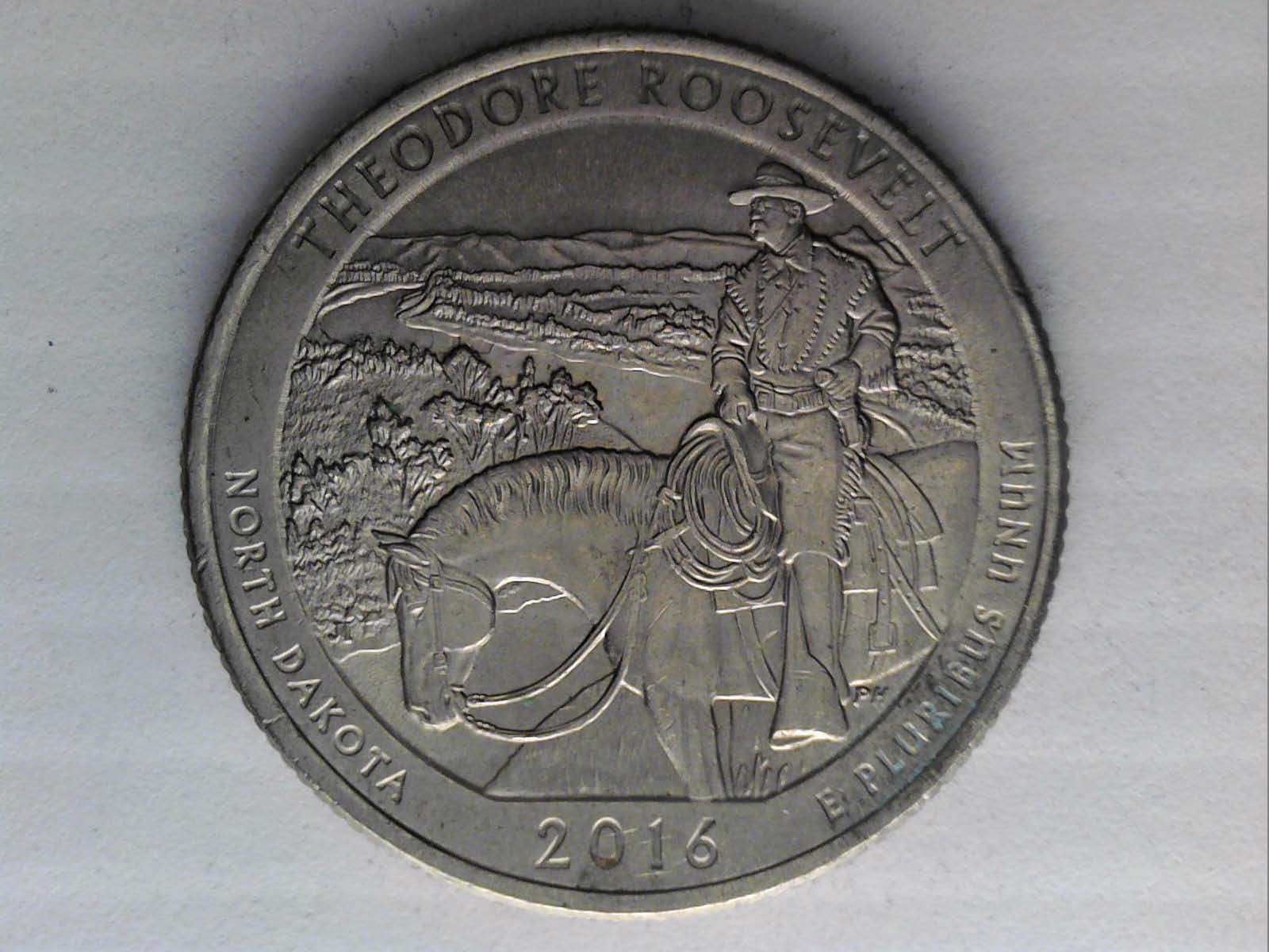 2016-P-ATB-Quarter-Theodore-Roosevelt-Obverse-And-Reverse-Die-Clash