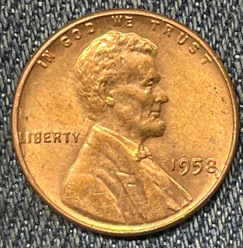 1958-Lincoln-Cent---Die-Chip?