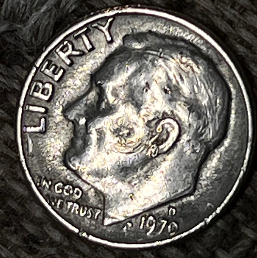 1970-D-Roosevelt-Dime---Strike-Thru-?