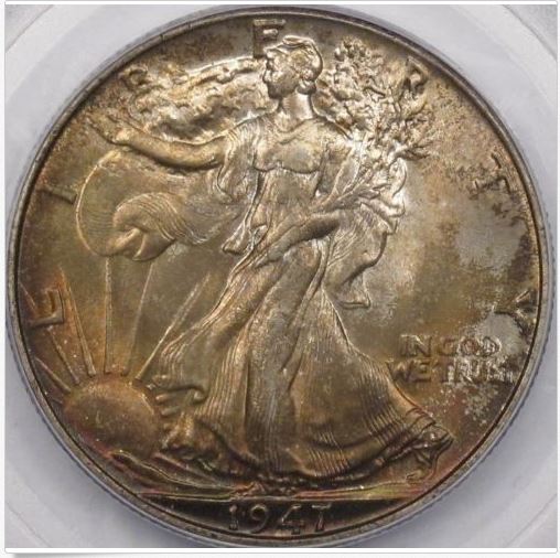 1947-Toned-Walking-Liberty-Grade?