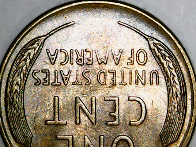 1955-S-LWC-Die-Crack,-Split-Rim-And-Off-Center