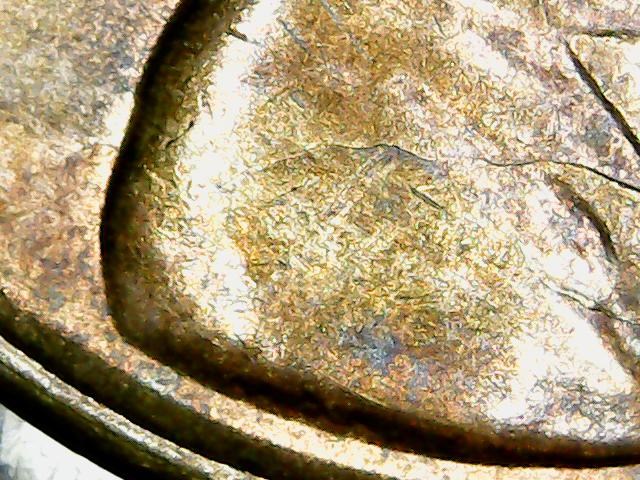 1955-S-LWC-Die-Crack,-Split-Rim-And-Off-Center
