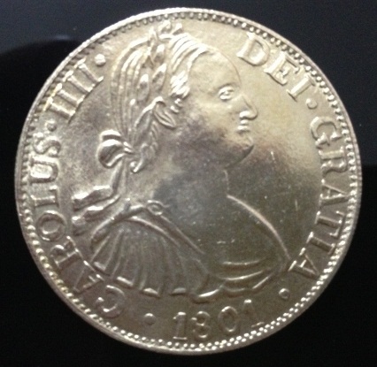 Dei-Gratia-Carolus-IIIi-1801-Hispan-Et-Ind-Rex-8R-Fm