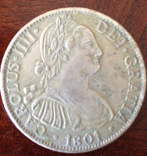 Dei-Gratia-Carolus-IIIi-1801-Hispan-Et-Ind-Rex-8R-Fm