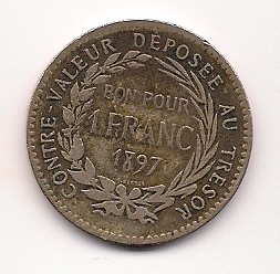 Value-Of-1-Fr-1897-Martinique