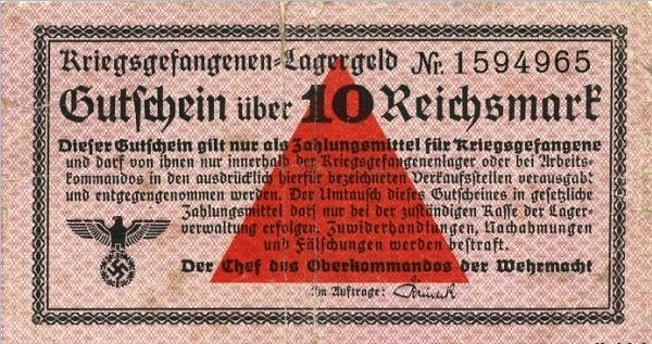 Coupons-Of-German-Pow-Camps-WWII