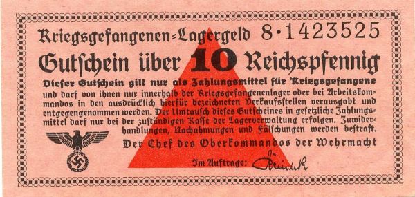 Coupons-Of-German-Pow-Camps-WWII