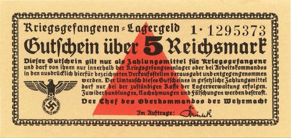 Coupons-Of-German-Pow-Camps-WWII