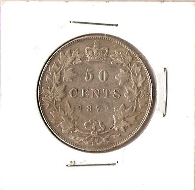 1872---25c-A/V,-Or-Bar-V-In-Victoria