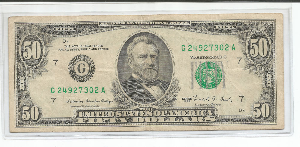 1988-$50-Note-Misprint-1933?