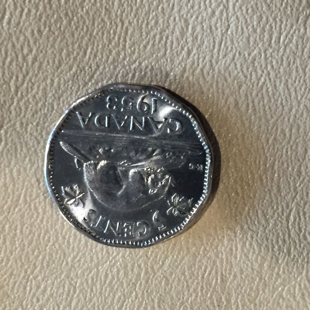 1953-Nickel-Nice-And-Bright,-Near-Mple-Leaf?