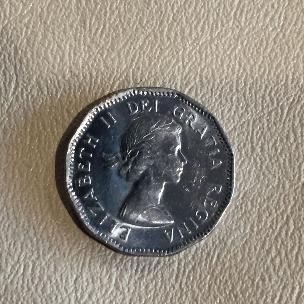 1953-Nickel-Nice-And-Bright,-Near-Mple-Leaf?