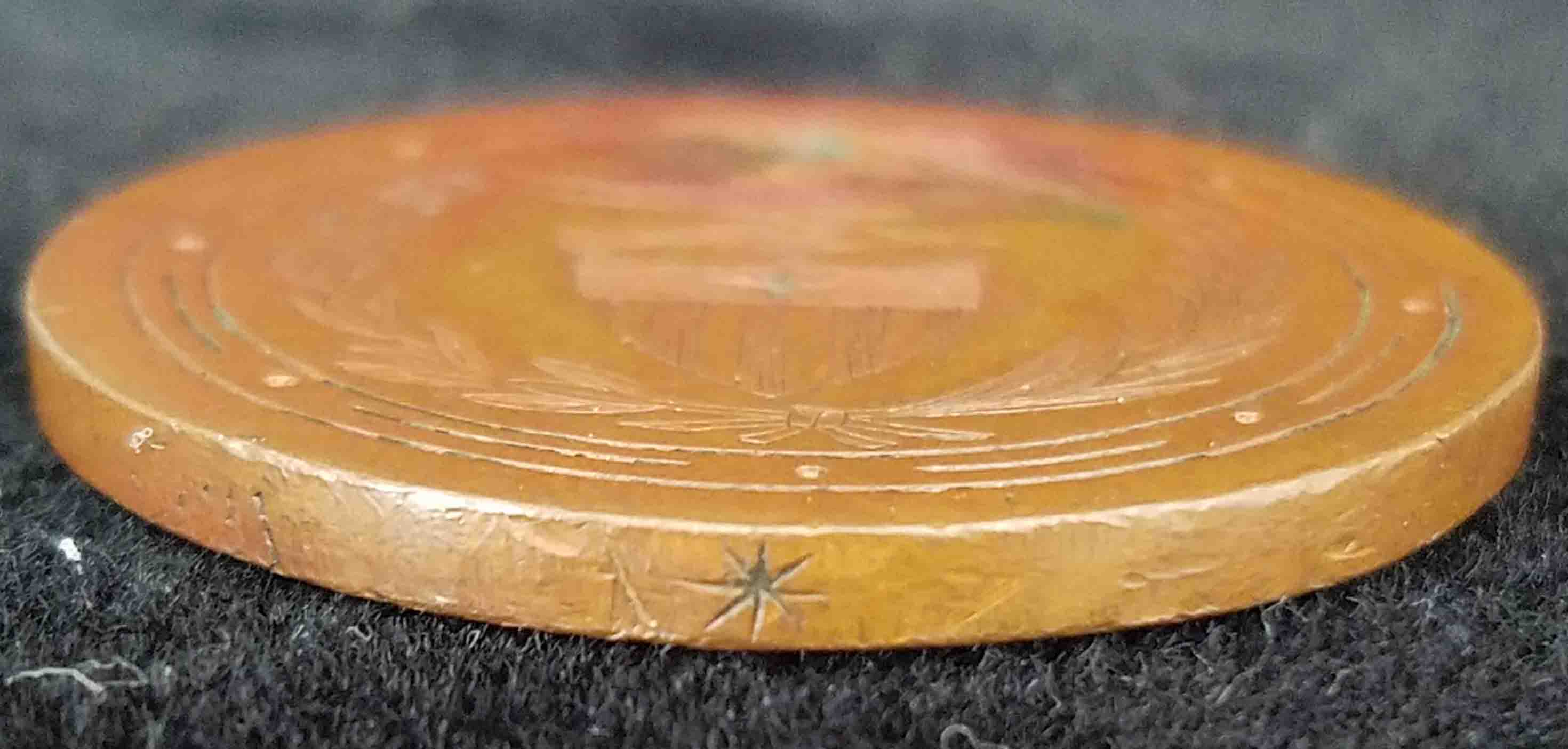Interesting-Eagle-On-Shield-Copper-Love-Token-ID-Medal