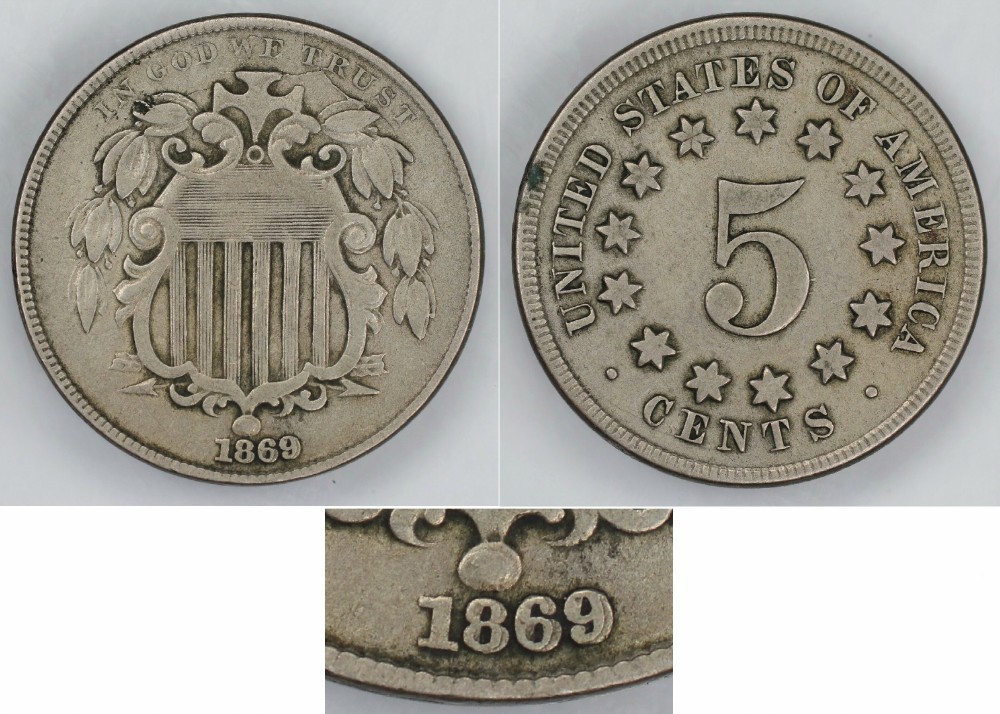 1869-Shield-Nickel-Repunched-Date-Variety?