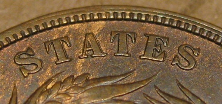 1865-2c-Repunched-Date,-Toning?