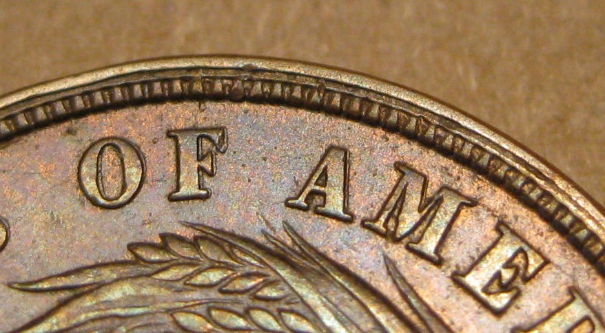 1865-2c-Repunched-Date,-Toning?