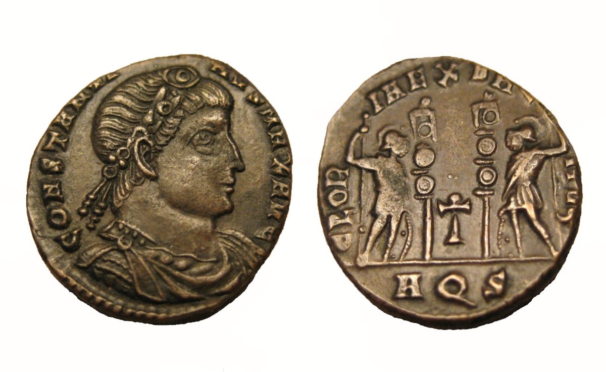 My-Roman-Coins-With-Early-Christian-Symbols