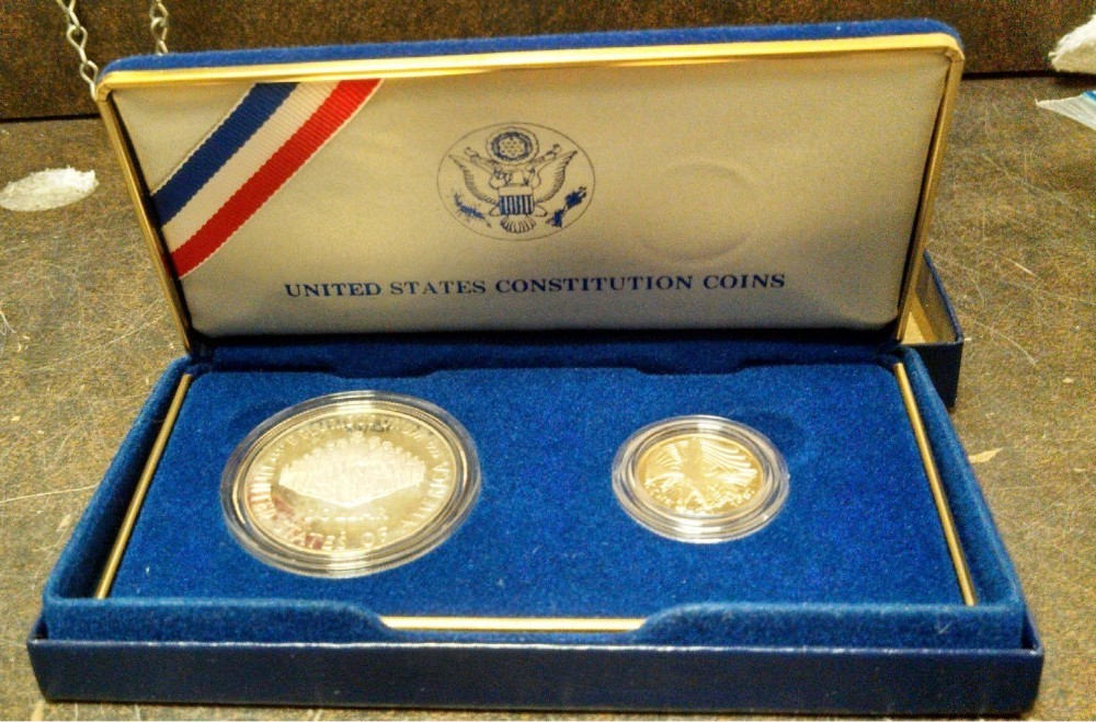 Commems-Collection-Modern:-1987-US-Constitution-Bicentennial