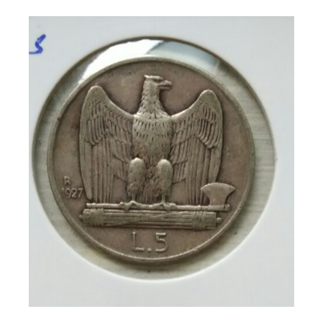 Its-This-A-Original-Italy-1927r-5-Lire-Silver-Coin?